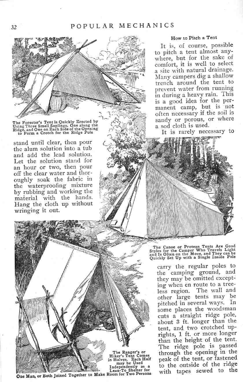 1924 Popular Mechanics Auto Tourist Handbook Page 2